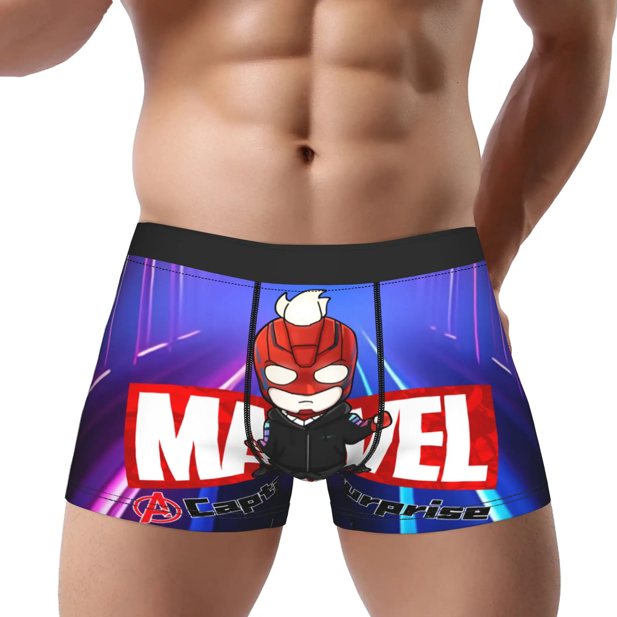 

adults 18 plus Marvel Avengers superheroes boxers Underpants Homme Panties Men's Underwear Print Shorts Boxer Briefs