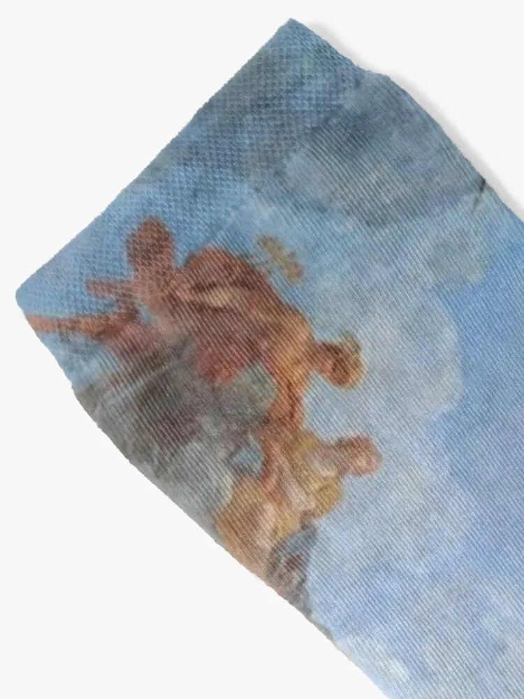 Fresco of Angels in the Palace of Versailles Socks