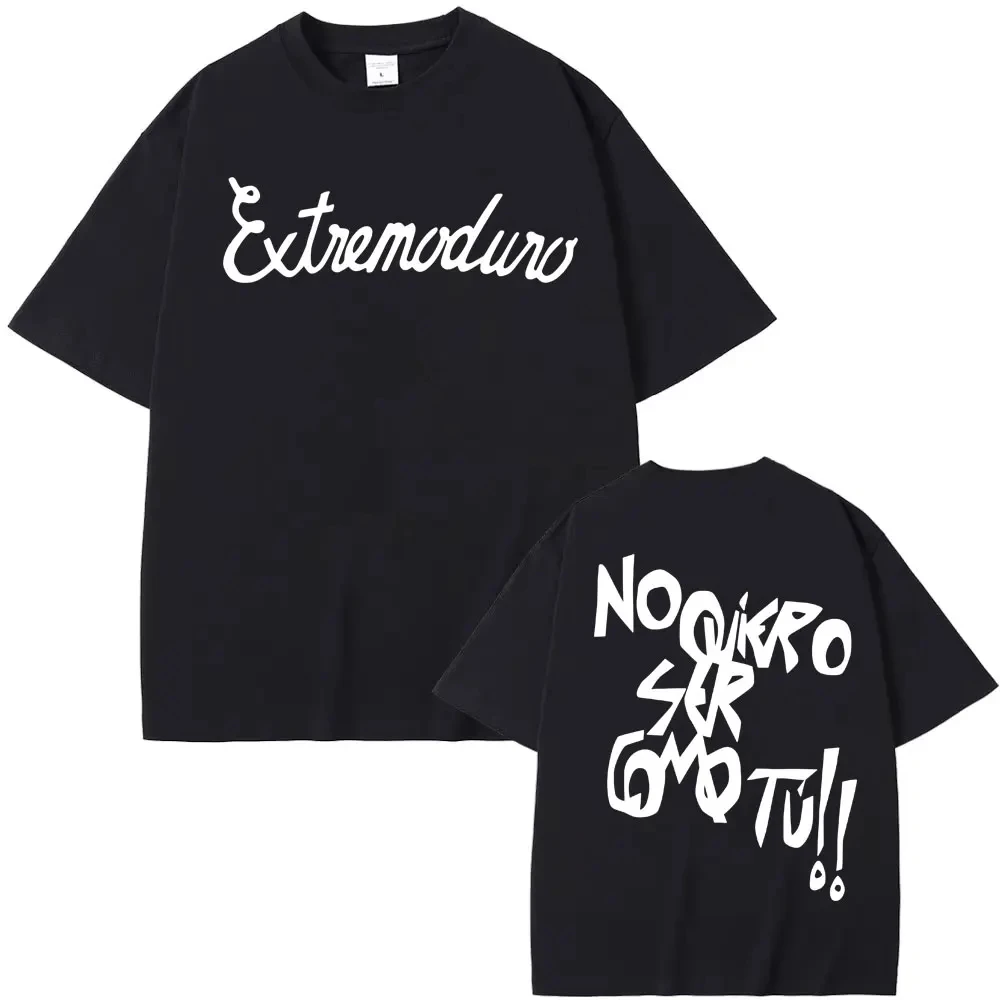 Rock Band Extremoduro Tour 2025 Merch T-shirts Men Women Fashion Retro Short Sleeve T-shirt Hip Hop Punk Style Oversized T Shirt