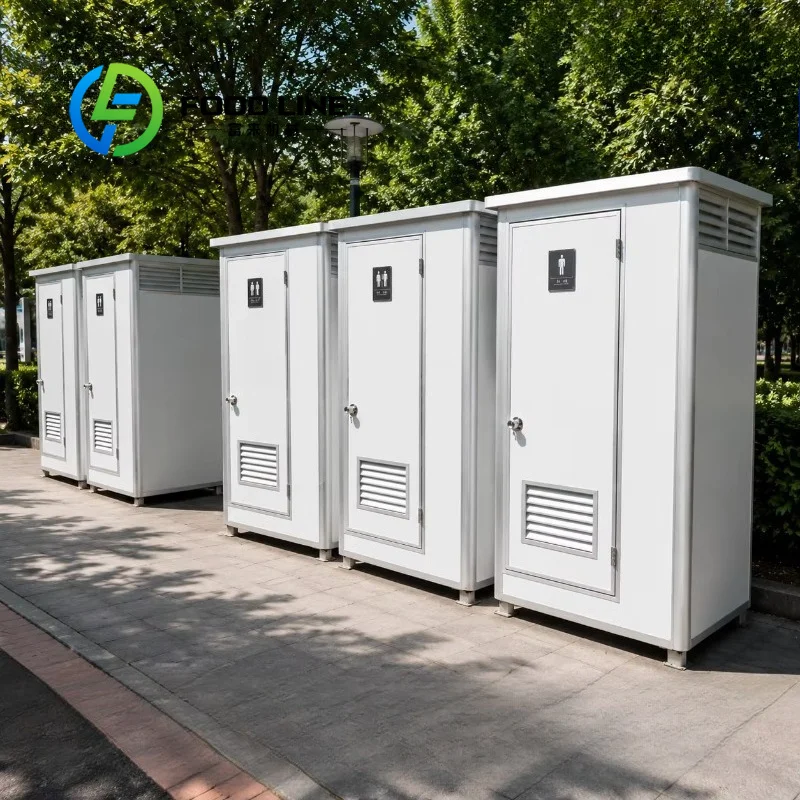 Portable Toilet Cabin Easy‑To‑Transport Mobile Sanitation Cabin Suitable For Large‑Scale Sports Event Outdoor Temporary Restroom