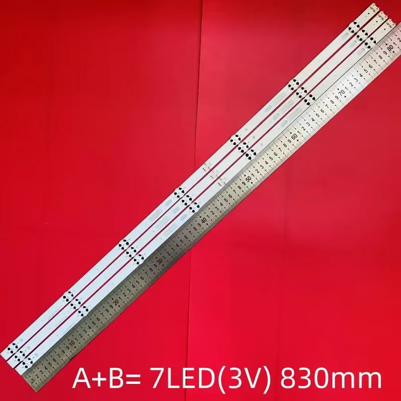 Led Backlight Strip(3) Voor Lg 43uj 635V 43u 675V 43uk6300plb 43u 651V 43uj 634V 43u 630V 43u 561V 43uj 655V Lc43490059a Lc43490058a Lc43490058a