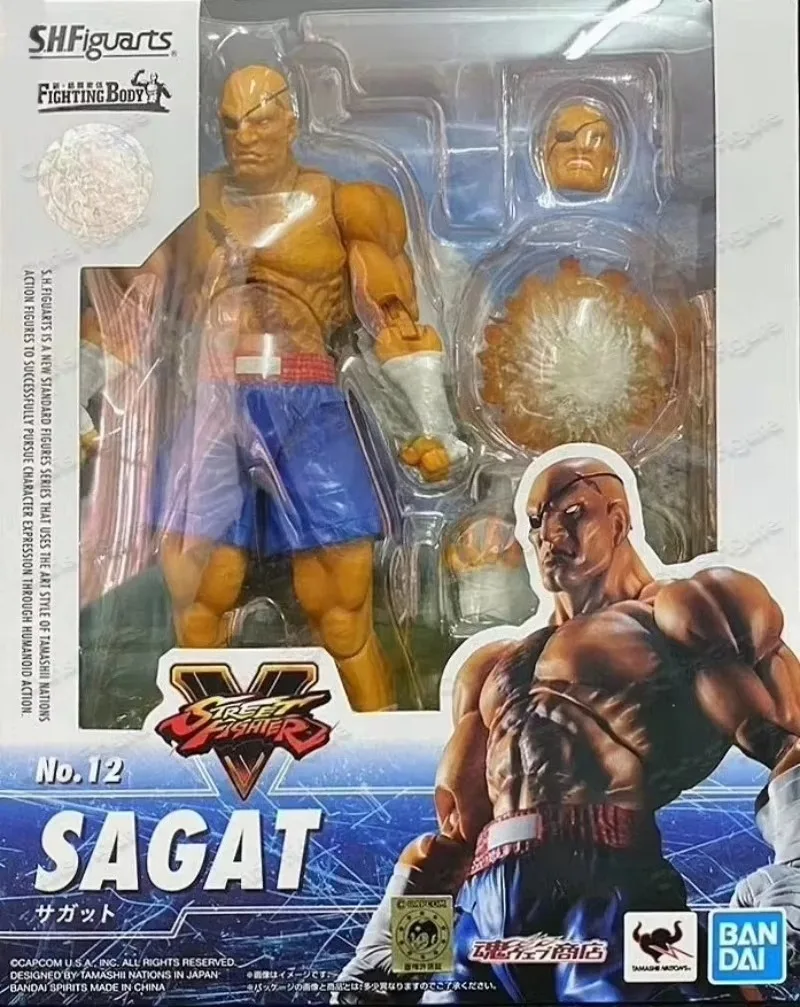 

In Stock Bandai SHF Street Fighter 5 Kasuga Ken Sakura Vega Akuma Sakatron Gami White Kikawa Plum Collectible Toy