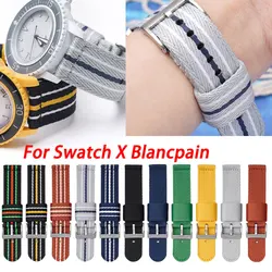 Nylon Strap For Swatch X Blancpain Replace Band 20mm 22mm Universal Wrist Band Straps Quick Release Watchband Accessories Belt