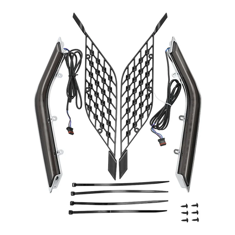 

LED Radiator Grill Panels Light Fit For Honda Goldwing 1800 GL1800 Tour 2018+ Gold Wing DCT Gold Wing Tour DCT Airbag