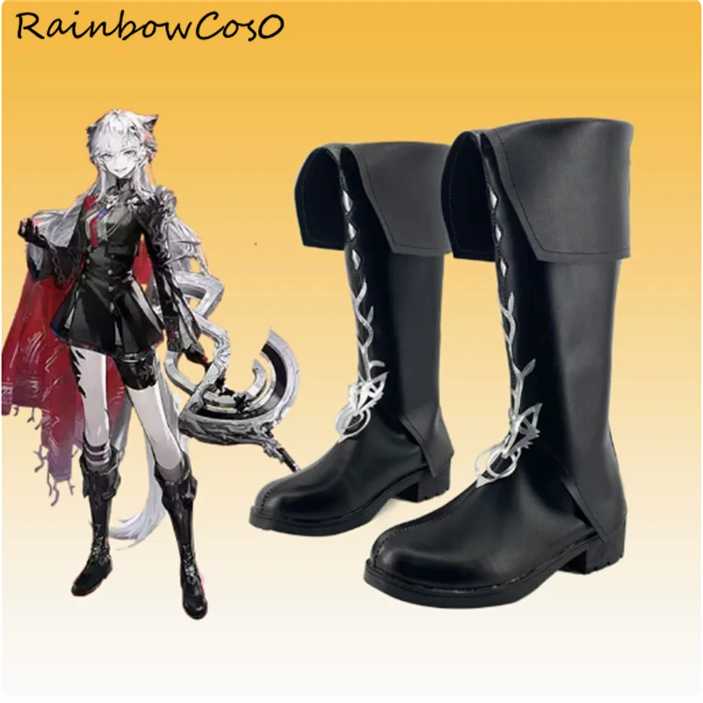 Lappland Arknights Cosplay Shoes Boots Game Anime Party Halloween RainbowCos0 W4378