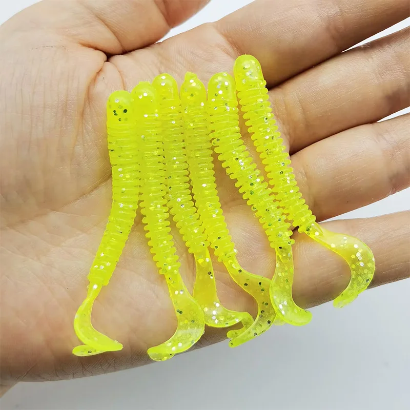 20 Pcs Fishing Lures Soft 5.8cm/2.28in/1.3g Lures Artificial Bait Fishing Set