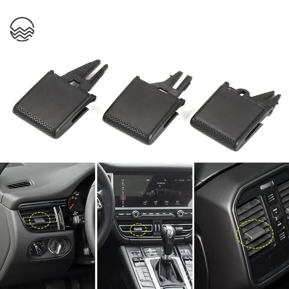 Kit de réparation de Clip de sortie d'air AC avant et arrière de voiture, Clip de sortie de ventilation de climatisation pour Porsche Macan 2018 – 2021