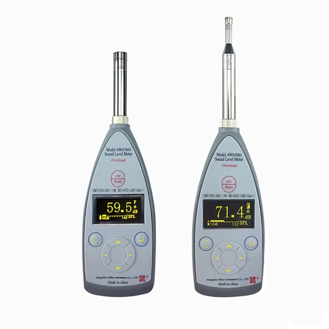2026 High Noise Measurement Noise Sound Measurement  AWA5661-1C Sound Level Meter Class 1 Digital Level Meter