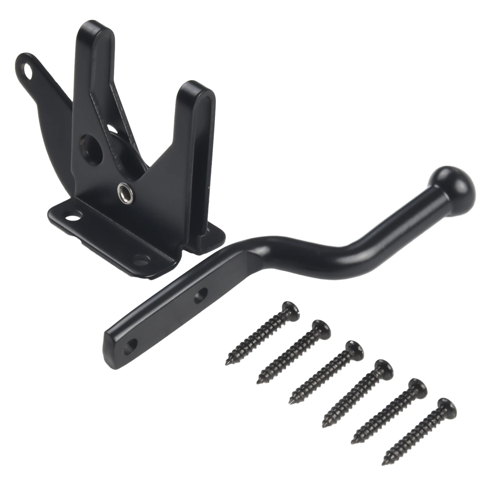 Auto Gate Latch Heavy Duty Rustproof Carbon Steel Door Lock Automatic Lever Fence Latch With Screws For Pasture Garden Fence