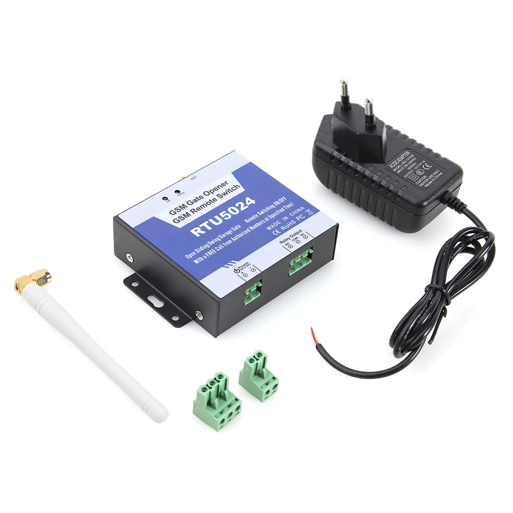 

RTU5024 GSM Access Control Door Opener Relays 850/900/1800/1900MHz Wireless Door Opener Motor Controller 4G Home Security Device