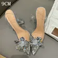 Silver 9cm heel