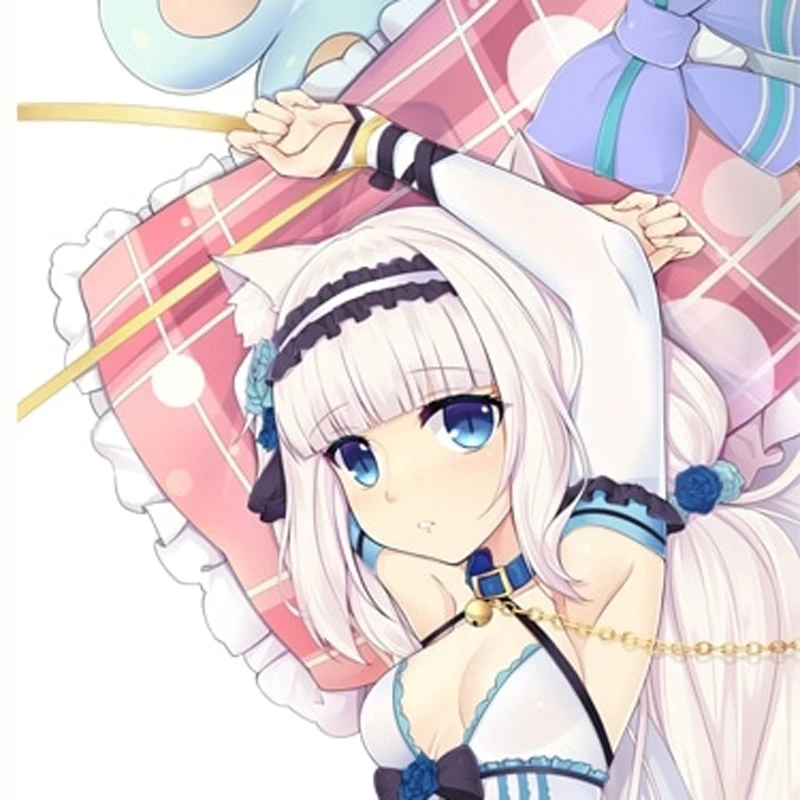 

Dakimakura Anime Pillow Case Chocola Pillow Cover Halloween Christmas Decoration