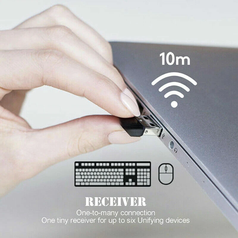 OEM Replacement Dongle USB Receiver for Logitech Unifying Wireless Solar Keyboard K750 K800 K520