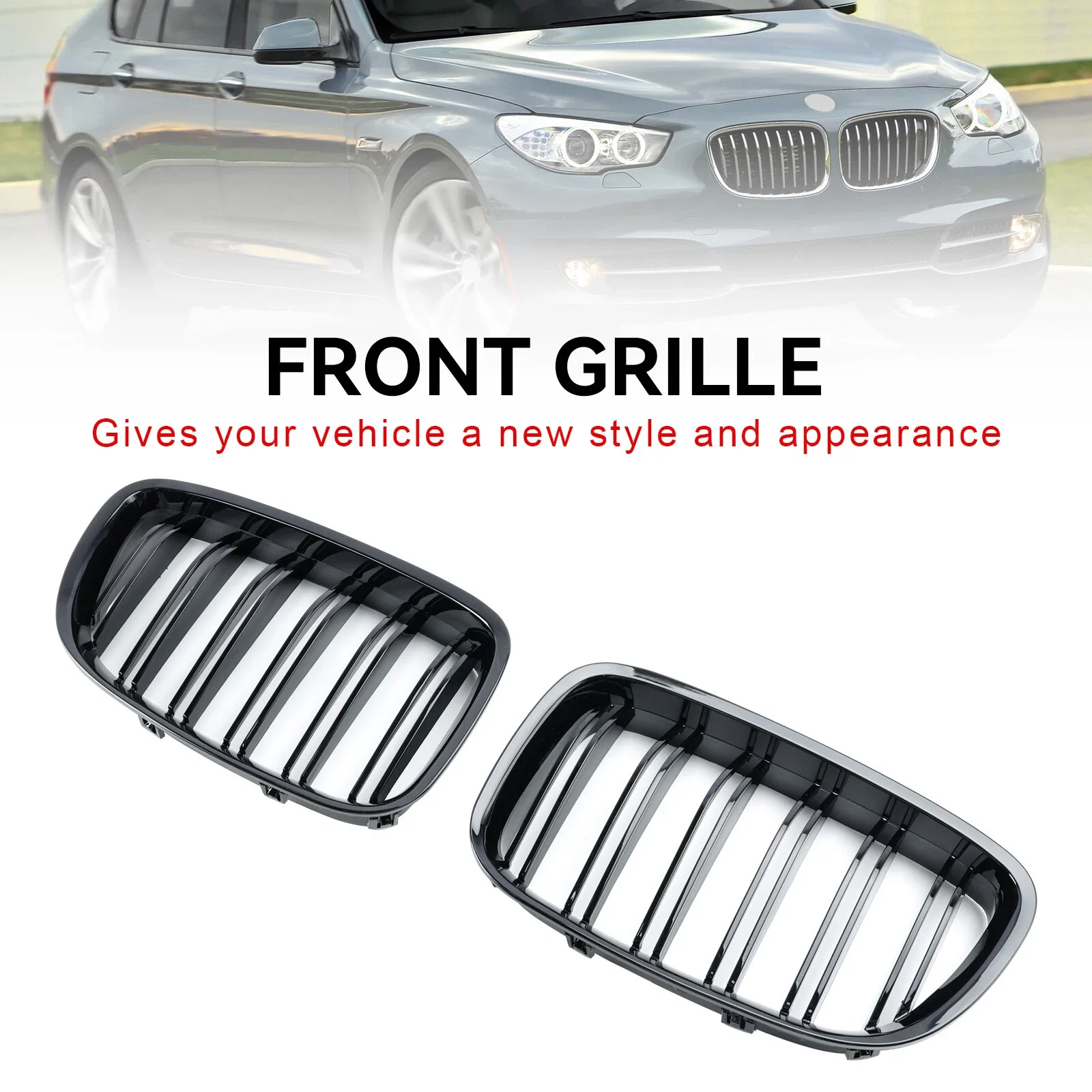 

2 шт. для BMW 5 серии 2009-2017 оригинальные передние хромированные решетки OEM51137200169