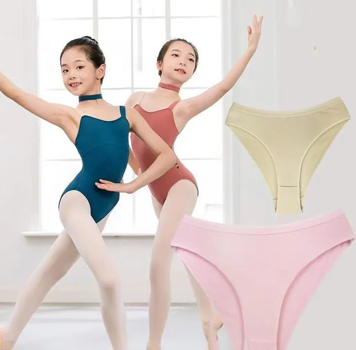 Slip da ballo per balletto con taglio alto per bambini intimo mutande ragazze carine danza classica ginnastica fondo Ballerina mutandine da ballo