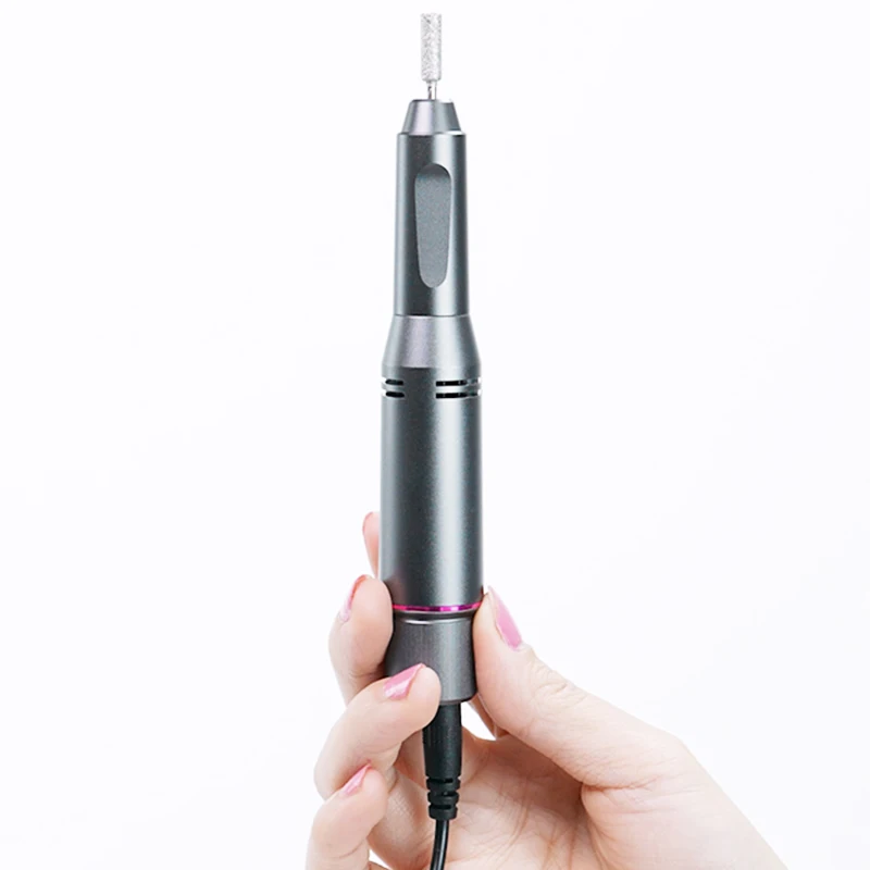 Venda quente de alta velocidade usb elétrica máquina de broca de unhas popular arquivo de unhas para cuidados de beleza de unhas femininas