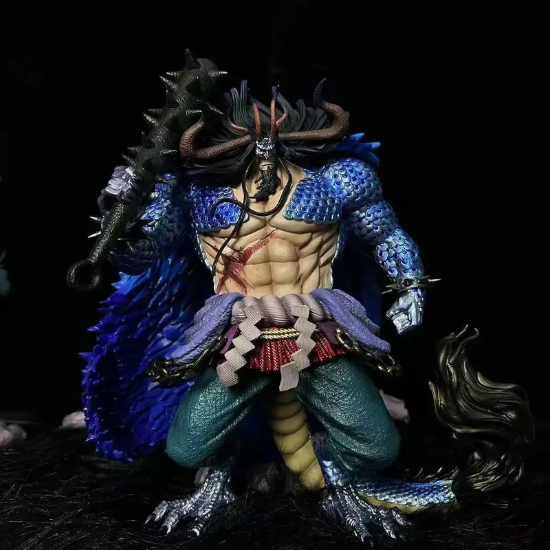Bandai colección de figuras de una pieza Kaido figura de acción 100/1 40CM modelo de PVC juguetes originales Extra grandes regalos de exhibición