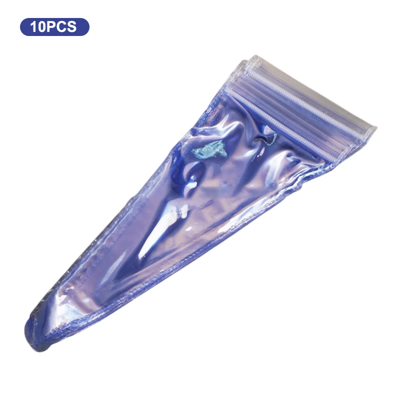 10Pcs PVC Hair Scissor Sleeves Packaging Bag Disposable Scissors Bag Home Scissors Waterproof Tool Protection Bag