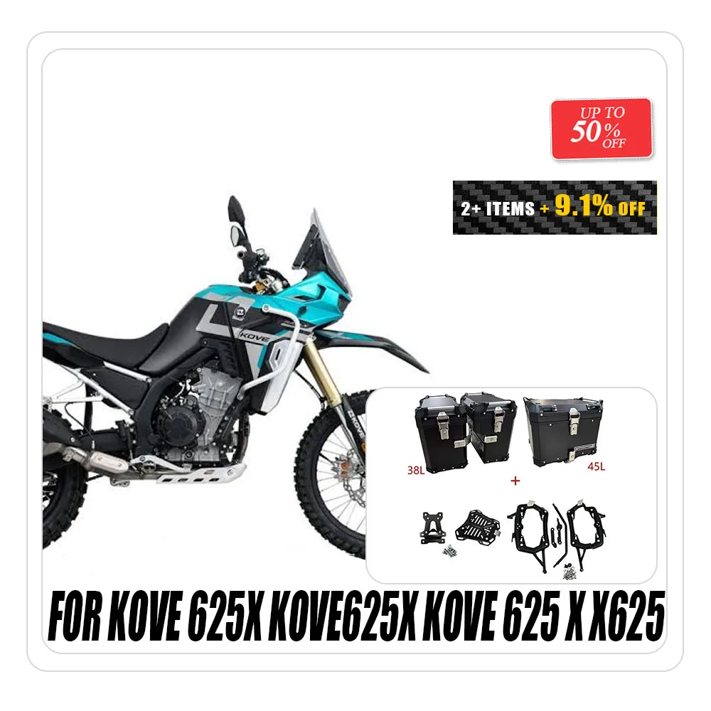 For KOVE 625X KOVE625X KOVE 625 X X625 Luggage Box Luggage Rack Side Rack Storage Box Aluminum Tool Box Suitable
