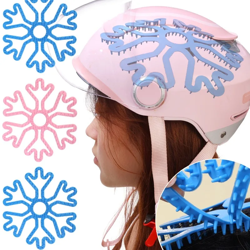 

Silicone Mat Breathable Non-slip Helmet Pads Motorcycle Helmet Liner Liner Anti-pressure Cycling Accessories Riding Safety Hat