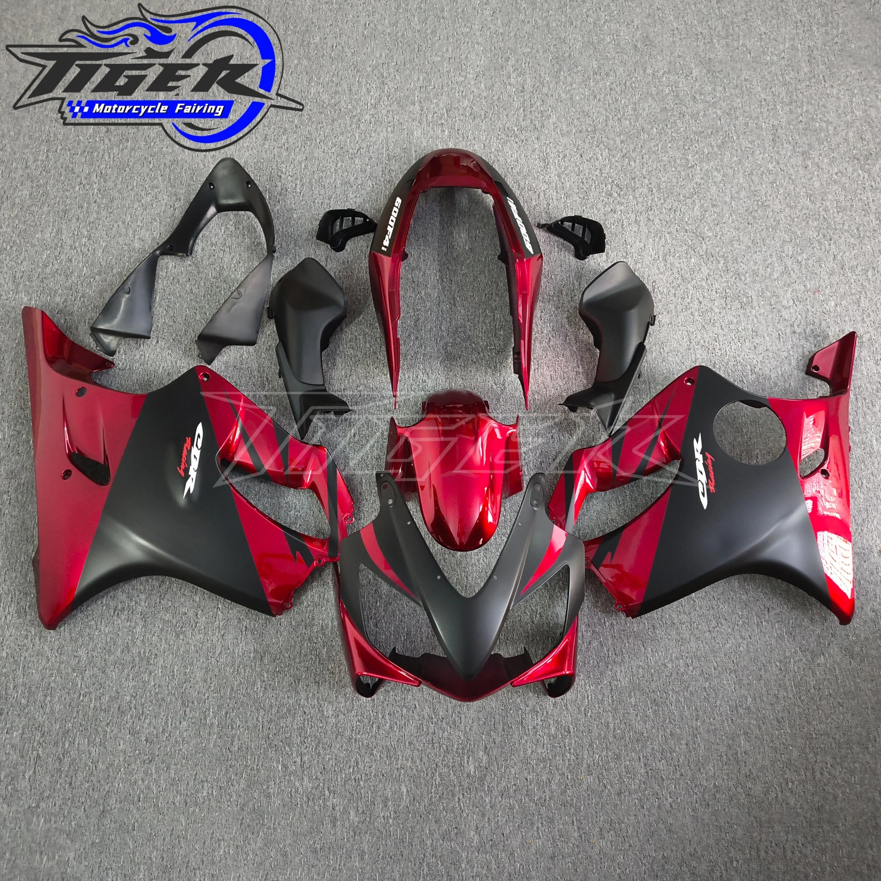 For CBR 600 F4I 04 05 06 07 ABS Fairings For HONDA CBR 600 F4I 2004 2005 2006 2007 Fairing Kit Bodywork Fit Red Black