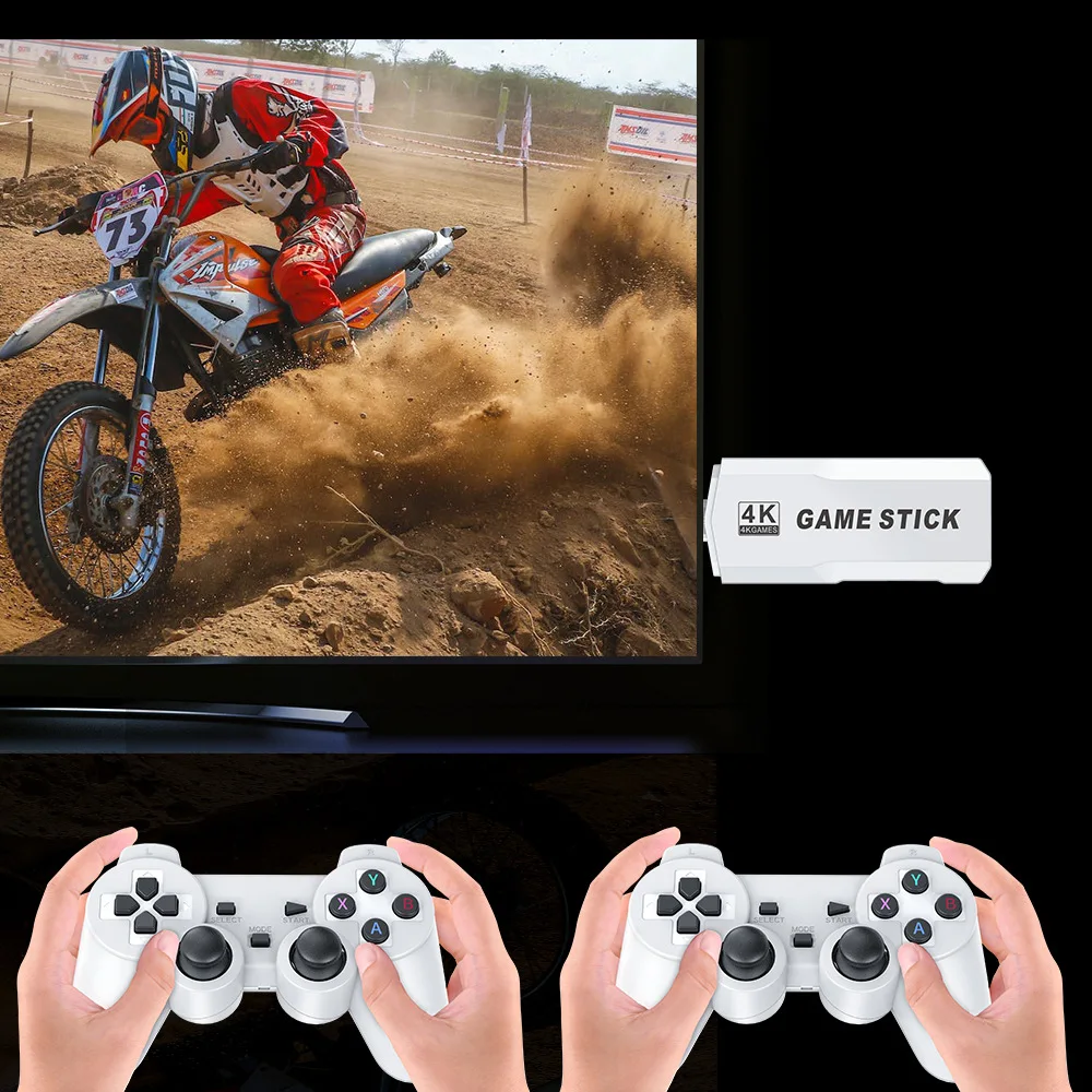 M2 game console, TV game console 2.4G wireless Bluetooth handle high definition HDMI doubles open source