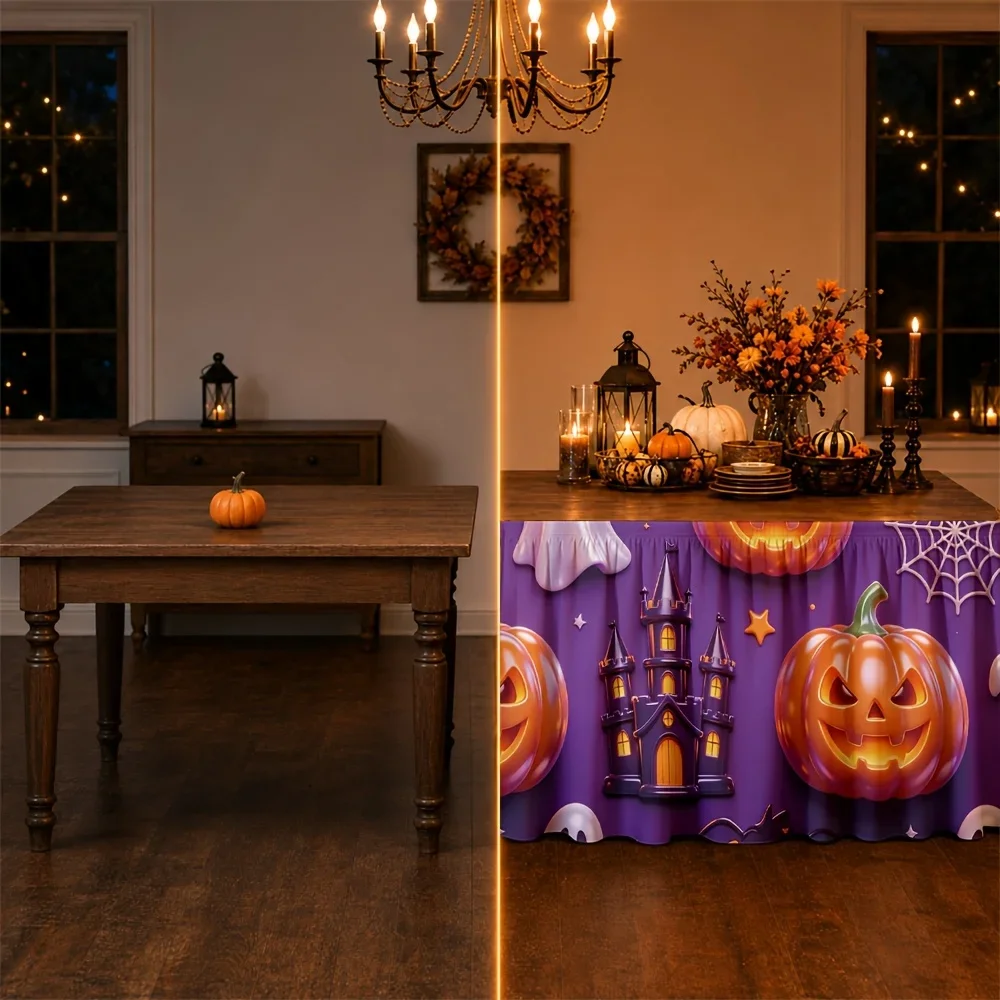 One piece - suitable for wedding, party, birthday and themed gatherings. Tablecloth.xzj
