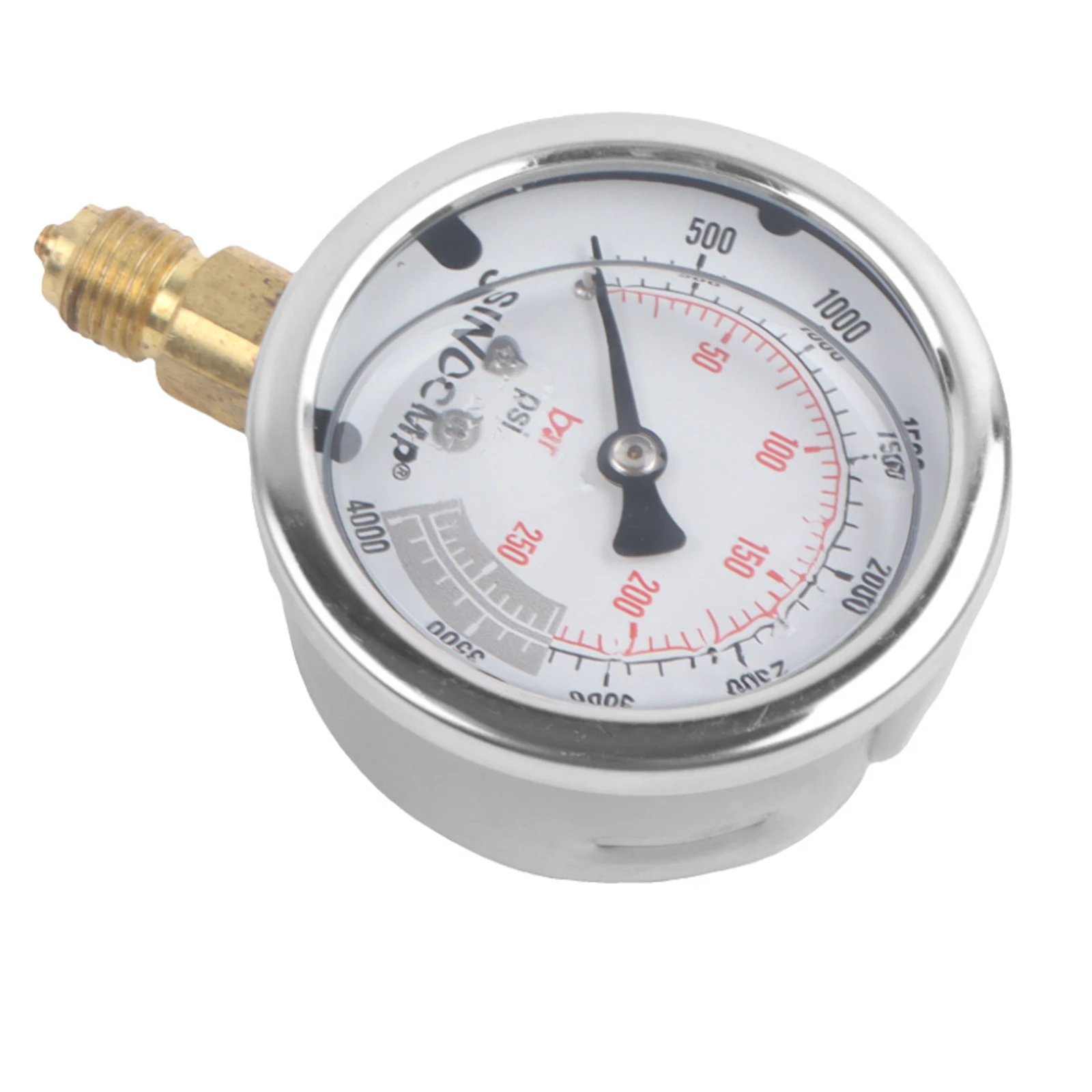 مقياس هيدروليكي 25Mpa/0-250Bar/0-4000PSI لضاغط المضخة آلات الضغط الهيدروليكي شاشة ديجيتال قياس الضغط