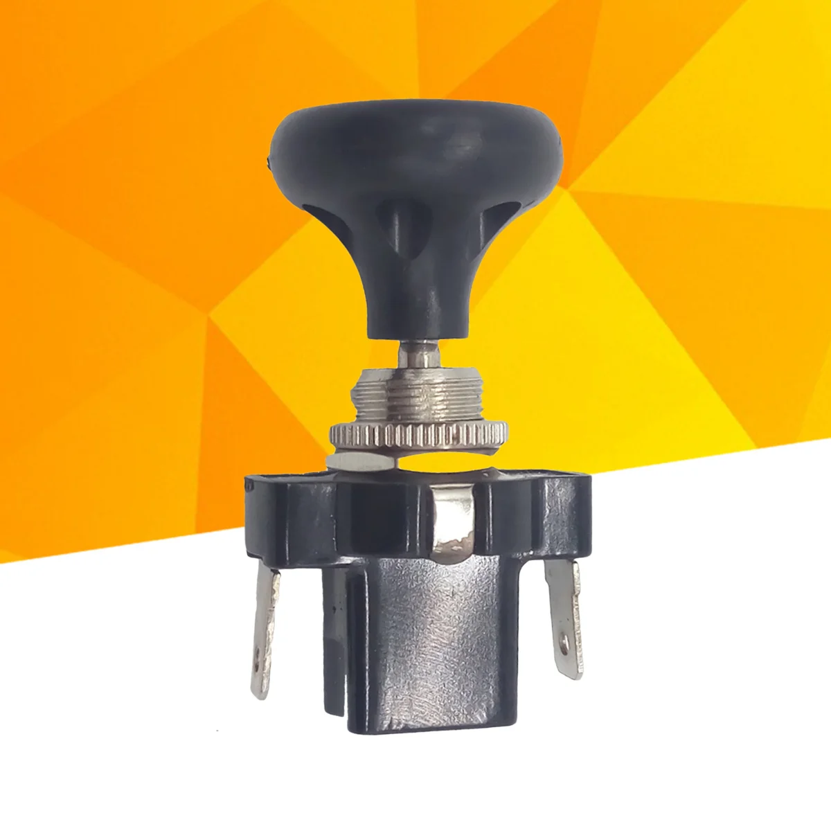 

12V Replacement Push Pull Light Switch Black Headlight Symbol Printed Knob Suitable for Most 12V Cart Accessories