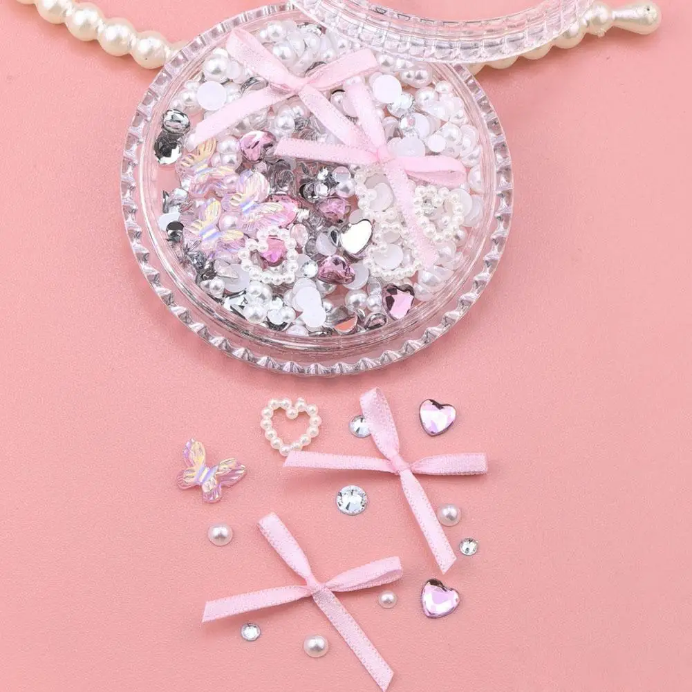 3D roze zijden strikken glitter gezicht edelsteenstickers muziekfestival DIY ogen make-up gezicht juwelen stickers diamantstickers