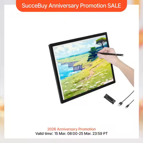 SucceBuy Light Board A2/A3/A4 LED Pad Rechargeable Light Table for Tracing Light Box for Diamond Painting/Animation/Sketching