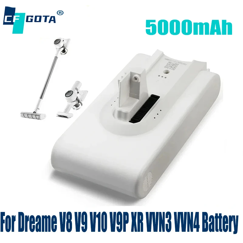 

For Xiaomi Mijia Vacuum Cleaner V8 V9 V9P V10 VVN3 VVN4 Dreame 25.2V 5000mAh Vacuum Cleaner 18650 Li Ion Battery Pack