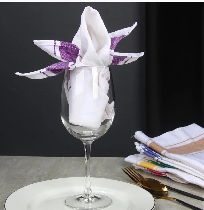 Europäische Küche Handtuch Tischset Verdickte Baumwolle Tasse Tuch Matte für Hotel Restaurant Küche Zubehör Reinigung Werkzeuge Untersetzer – Detail 6