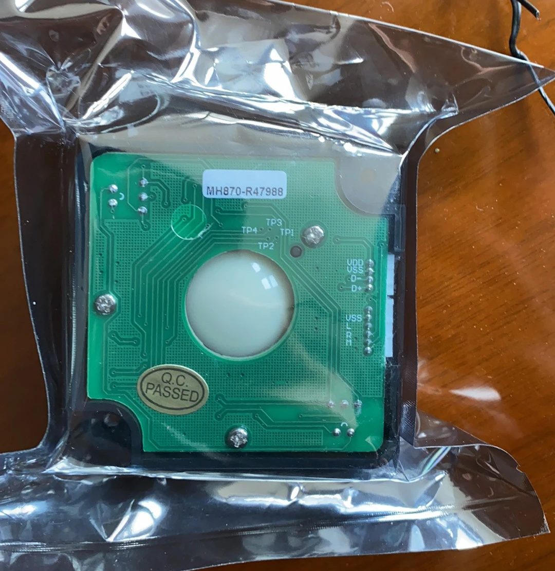 Replacement Trackball for GE LOGIQ/VIVID Ultrasound 5447726 | Compatible Color Doppler 5-Pin Ball