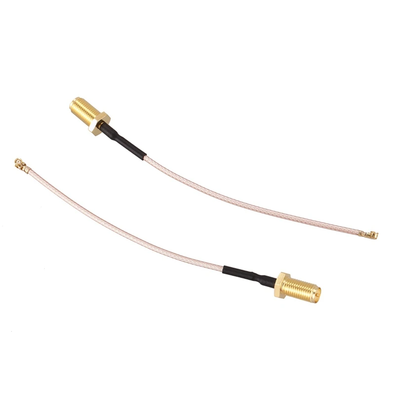 LUDA Pack Of 8 RF U.FL(IPEX/IPX) Mini PCI To RP-SMA Female Pigtail Antenna Wi-Fi Coaxial RG-178 Low Loss Cable (10 Cm)