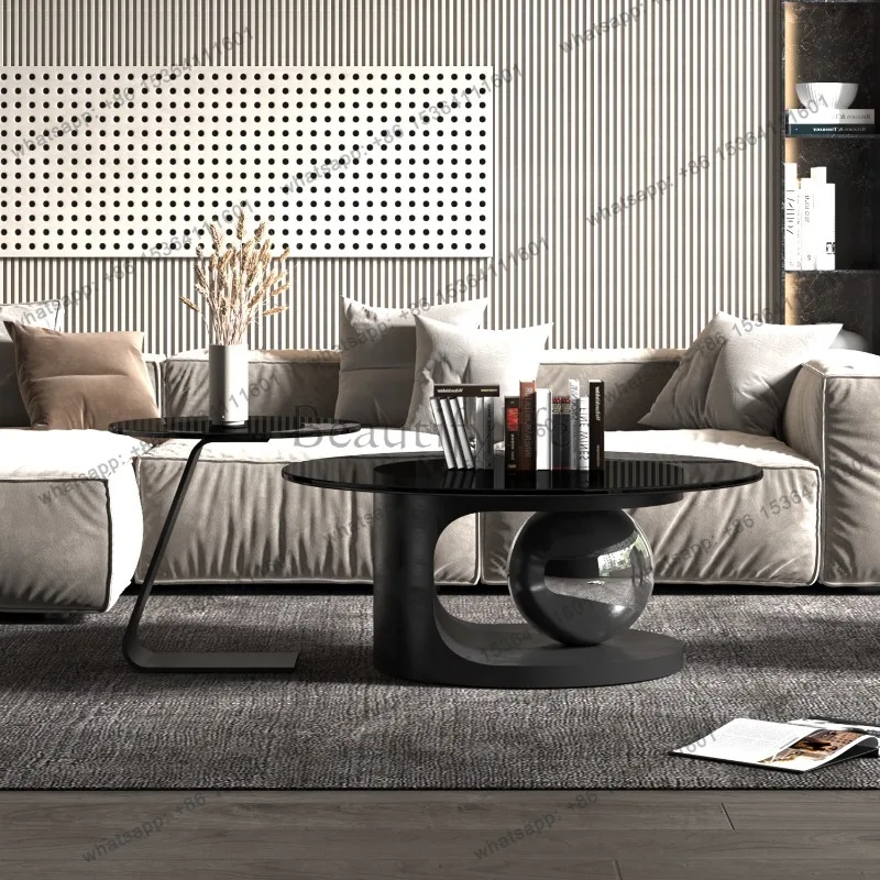 LJY Italian Minimalist Coffee Table Modern Designer Luxury Unique Coffee Table Vintage Bedroom Mesas De Centro Para Sala Furnitu