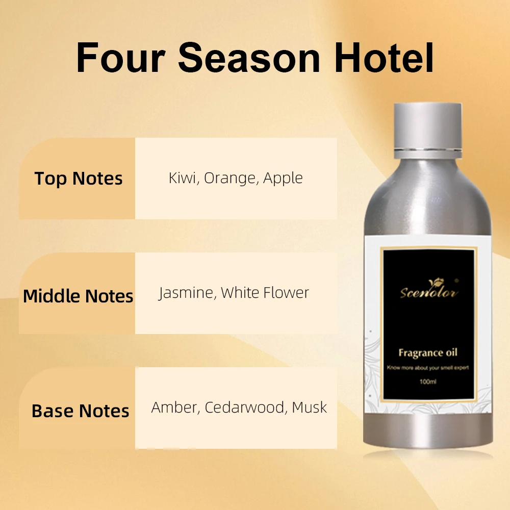 

Four Season Hotel Essential Oil Scent Luxury Hotel Inspired Aromatherapy Scent Diffuser Oil Perfumes For Essential Oil Diffusers