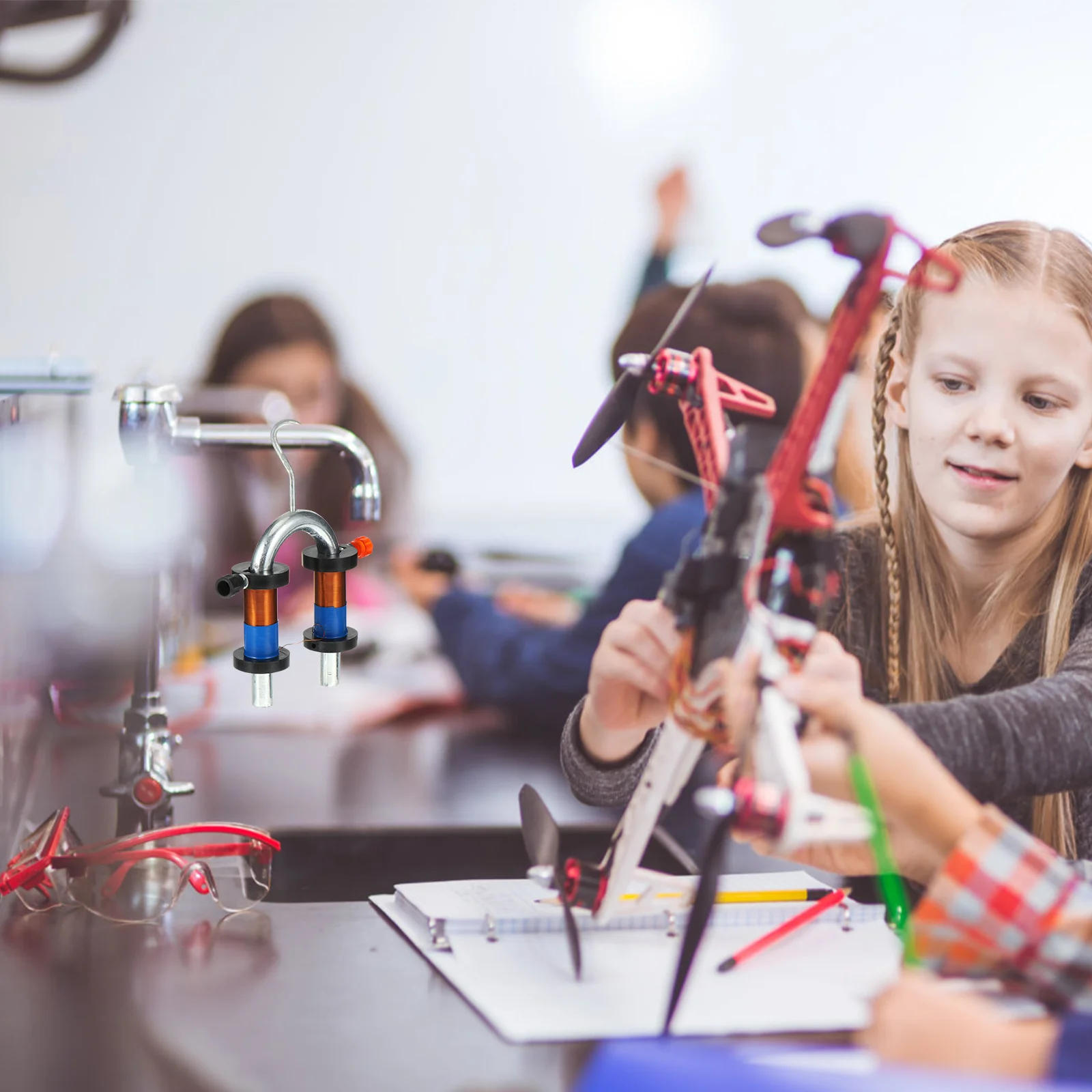 1 комплект, электромагнит в форме копыта, обучающий набор для физических экспериментов, обучающий набор «сделай сам», прочный детский научный комплект