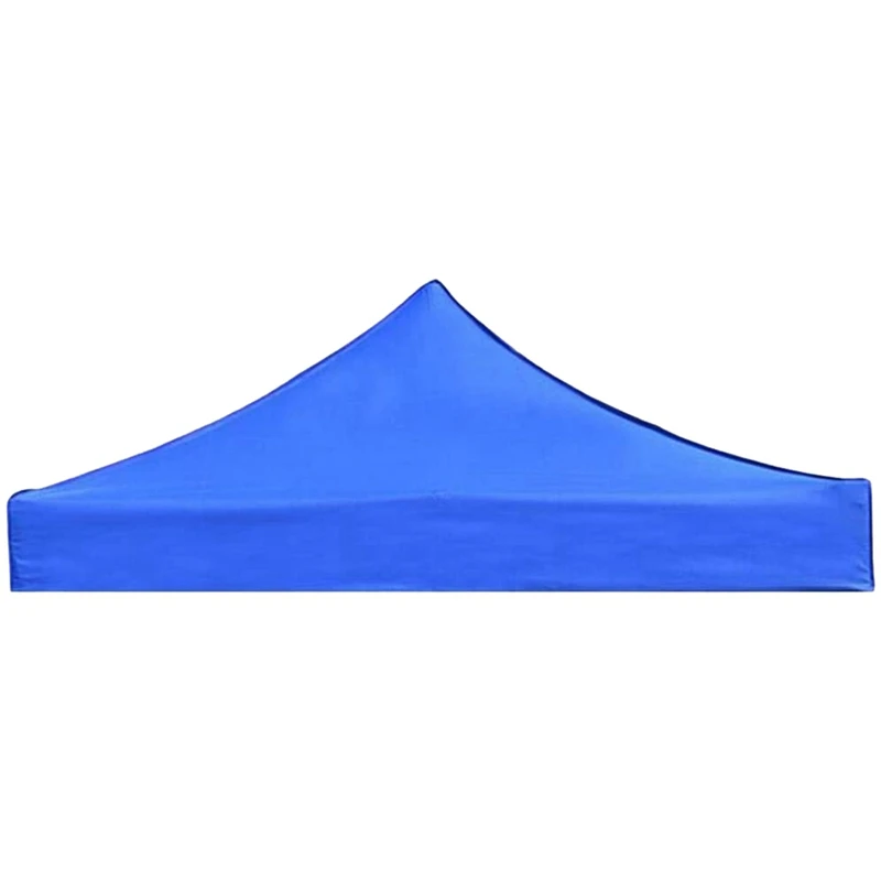 3Pcs 2X2M Canopy Top Cover Replacement Four-Corner Tent Cloth Foldable Rainproof Patio Pavilion Replacement Blue