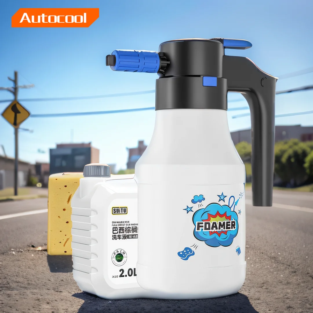 

Electric Foam Sprayer Car Wash 1.5L Foam Sprayer Electric multifunctional use Foam Cannon Sprayer pot For Car Cleaning