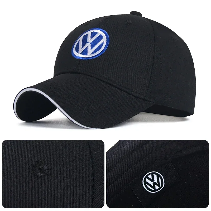 Baseball Cap Outdoor Summer Men Women Sports Hat Auto Valve Cap for Volkswagen 4 Motion MTM Blue Motion Touran Tiguan