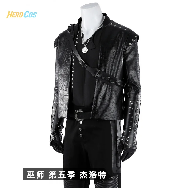 Witcher 5Geralt van Rivia Cosplay Kostuum Volledige Set Uniform Jas Props Accessoires Vrouwen Halloween Carnaval Party HERO Cos