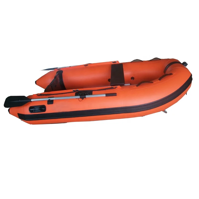0.9mm Thick PVC Folding Inflatable Dinghy 154cm Portable Vessel For Lake And River Fishing Sport