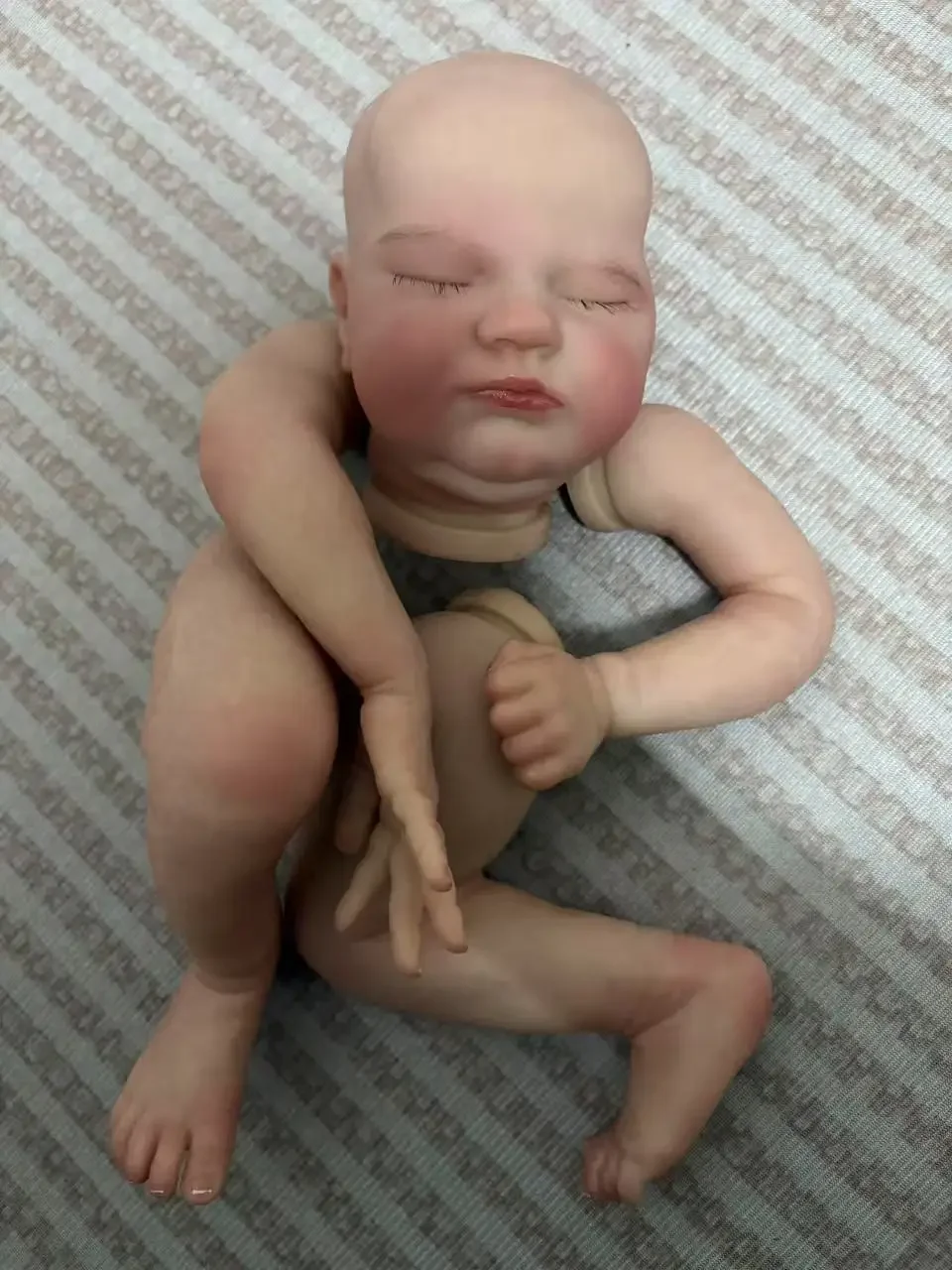 EGO Customized Limited Supply 18inch Reborn Baby Quinlyn Painted Kit DIY Part With Cloth Body Christmas Gift