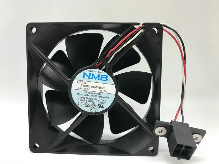 

Free shipping original NMB3610KL-05W-B49 A90L-0001-0488 24V 0.16A Fanuc system fan