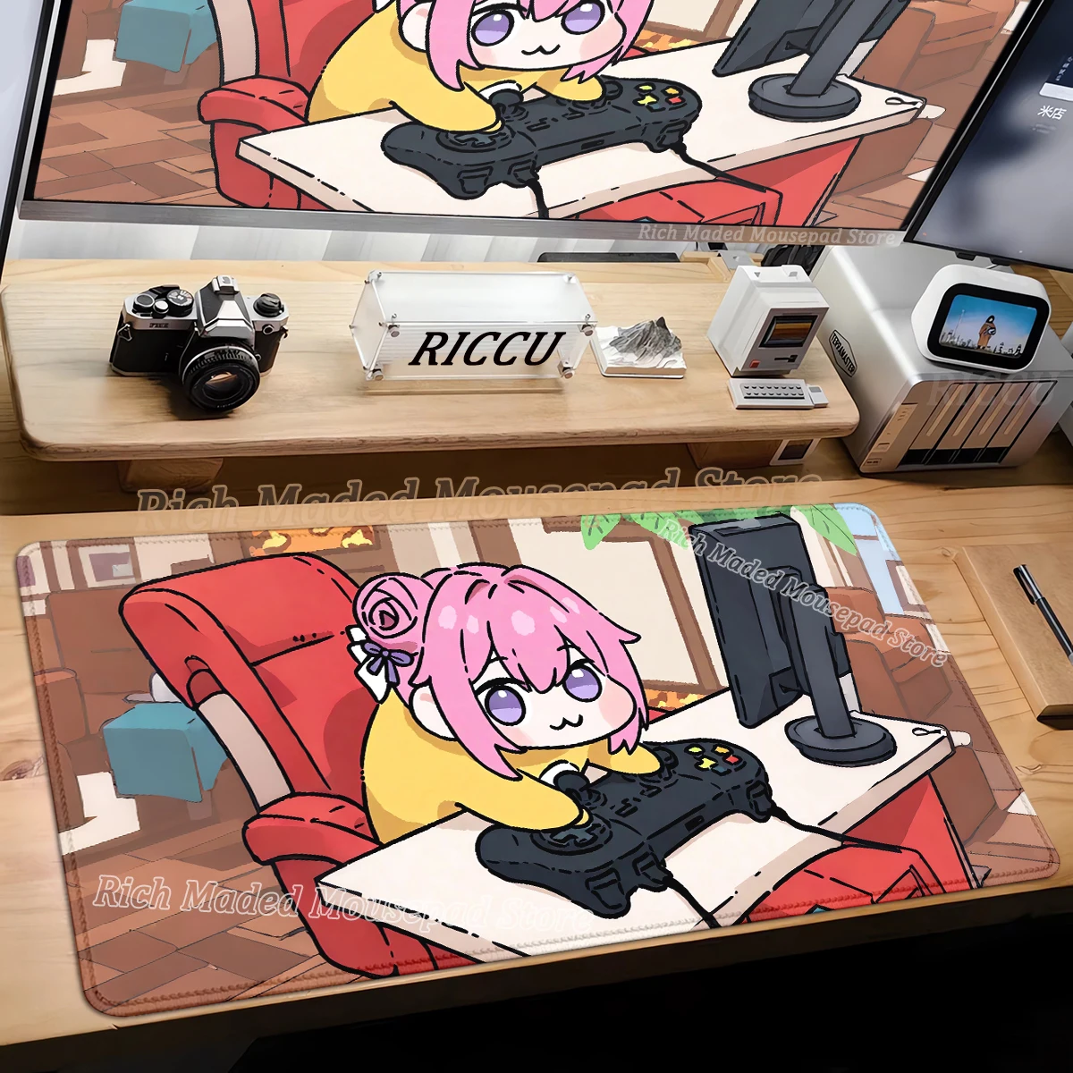 

Cute Doro Dog Mouse Pad Laptop Goddess Of Victory NIKKE Mousepad Anime Girl Dorothy Keyboard Pad XXL PC Desk Extended Mouse Mat