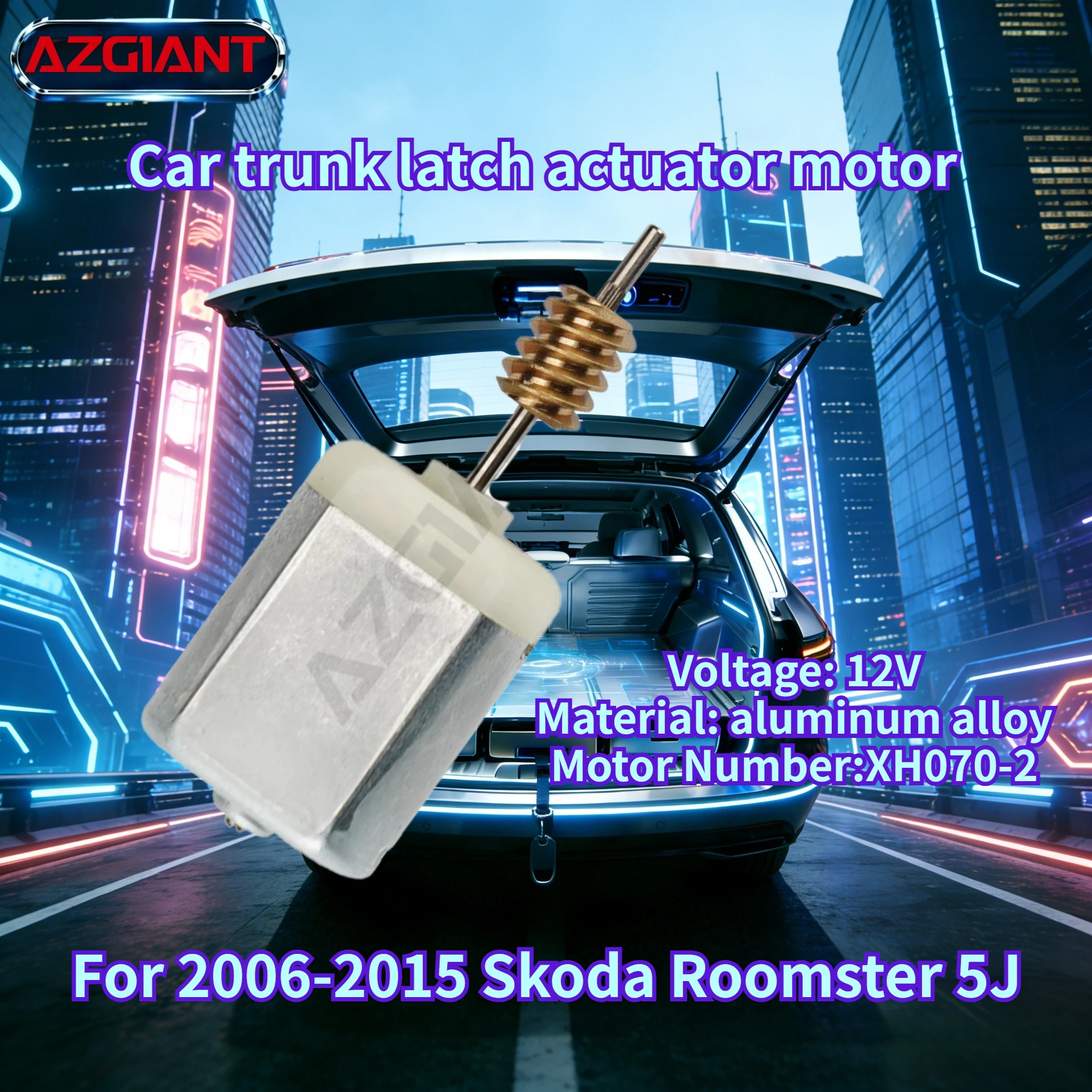 

For 2006-2015 Skoda Roomster 5J Car Trunk Latch Lid Lock Release motor Brand new high-quality replacement parts Auto Accessories