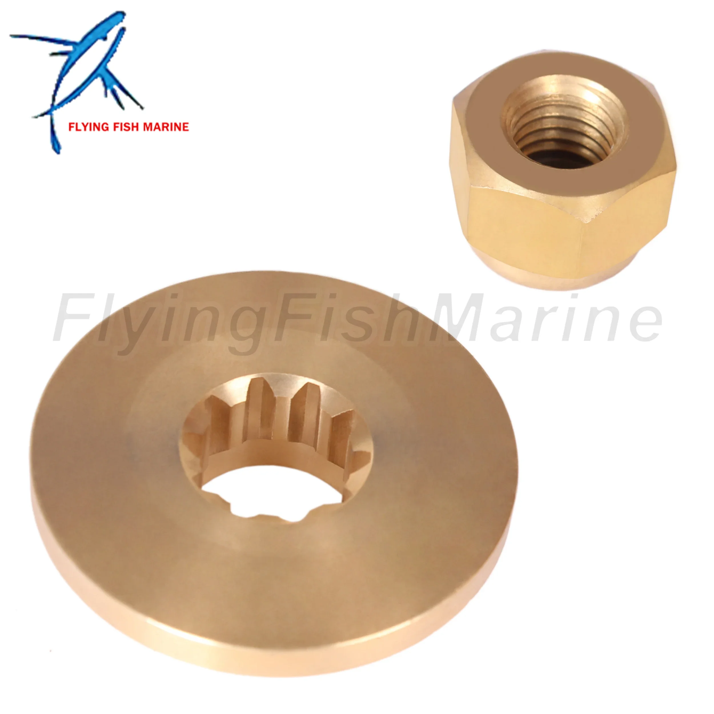 

Шайба упорная 858498 8M0027793, гайка гребного винта 88228 18-3703 для гребного вала Mercury 9.9HP 13.5HP 15HP 20HP 25HP