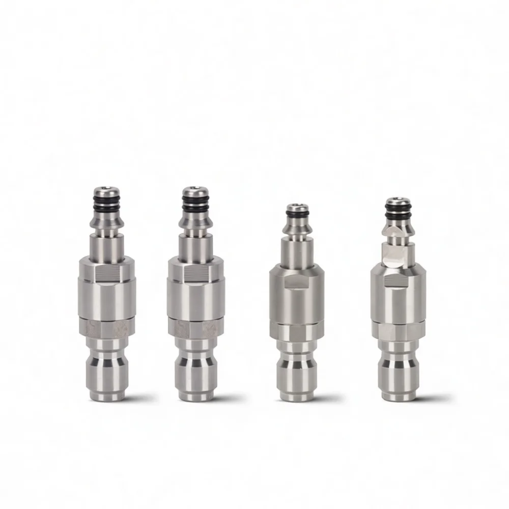 Automotive Car Wash Pressure Washer Adapter Quick Connect Fitting Self Locking Swivel Water Hose Connector Anti Winding Tool