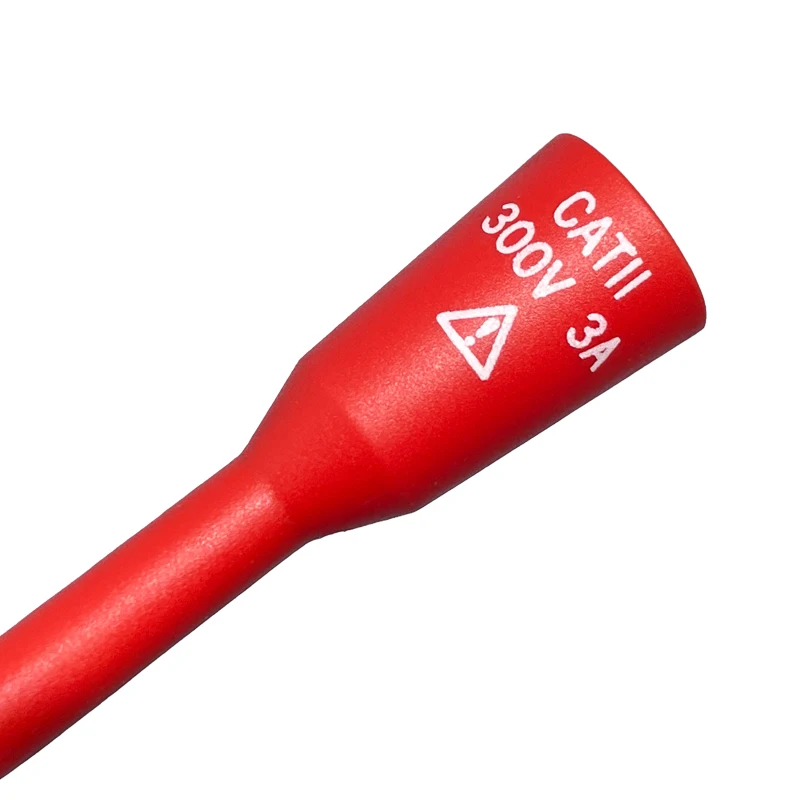 1 Paar neue Universal-Multimeter-Test-Rückseiten-Sonden, Nadel, 1 mm Stift, zerstörungsfreie Sonde für 2 mm Messleitungen, schärfer und härter – Detail 6